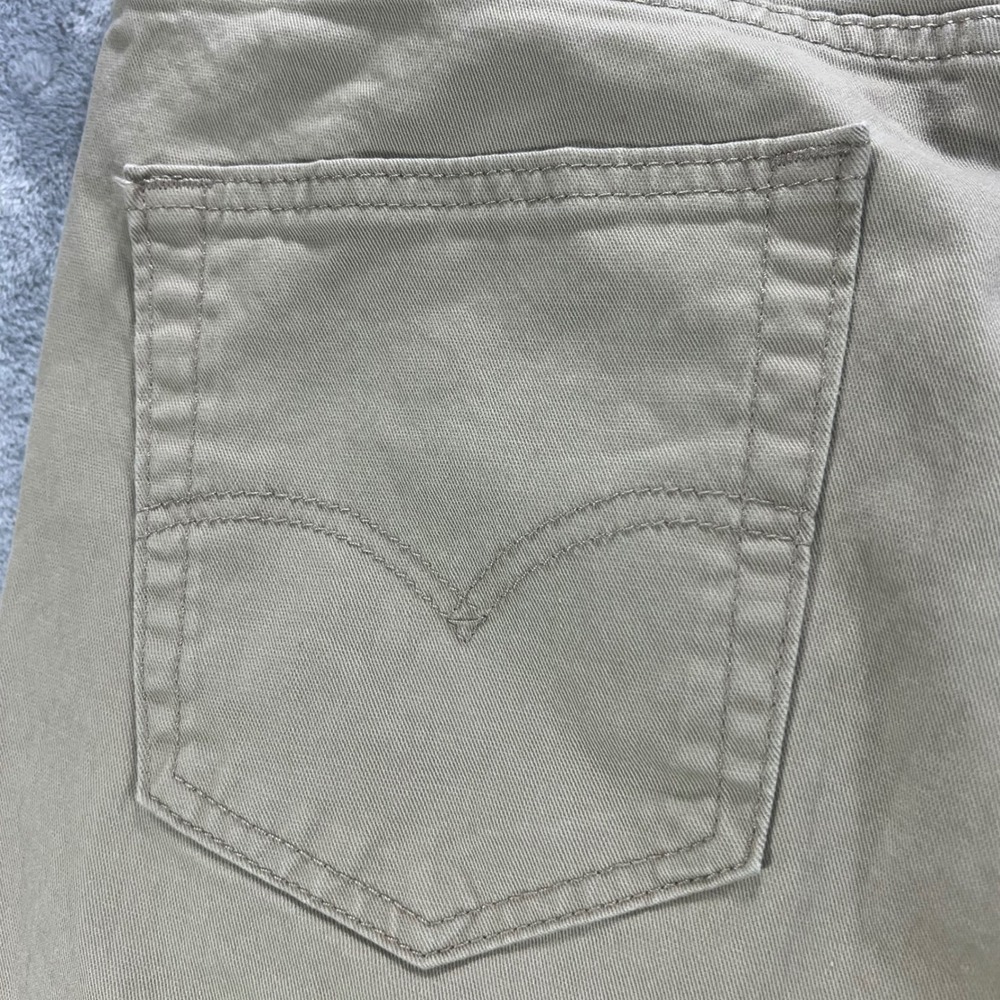 LEVI'S 514 Straight Pants‎ Mens 34x30 Tan Khaki Stretch 00514-1865 Modern Cotton - Picture 11 of 16